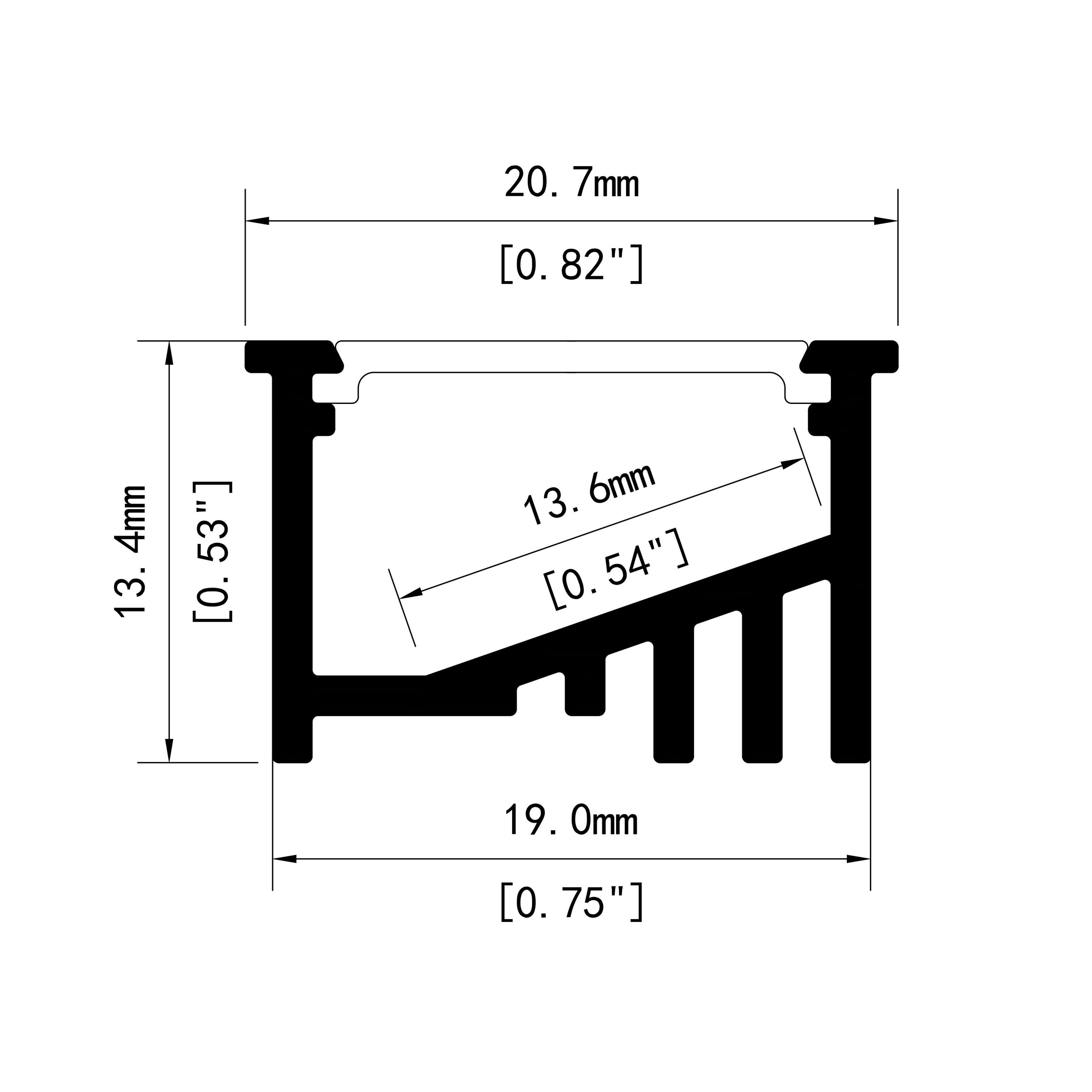 TW2113RM LED Recessed Profile