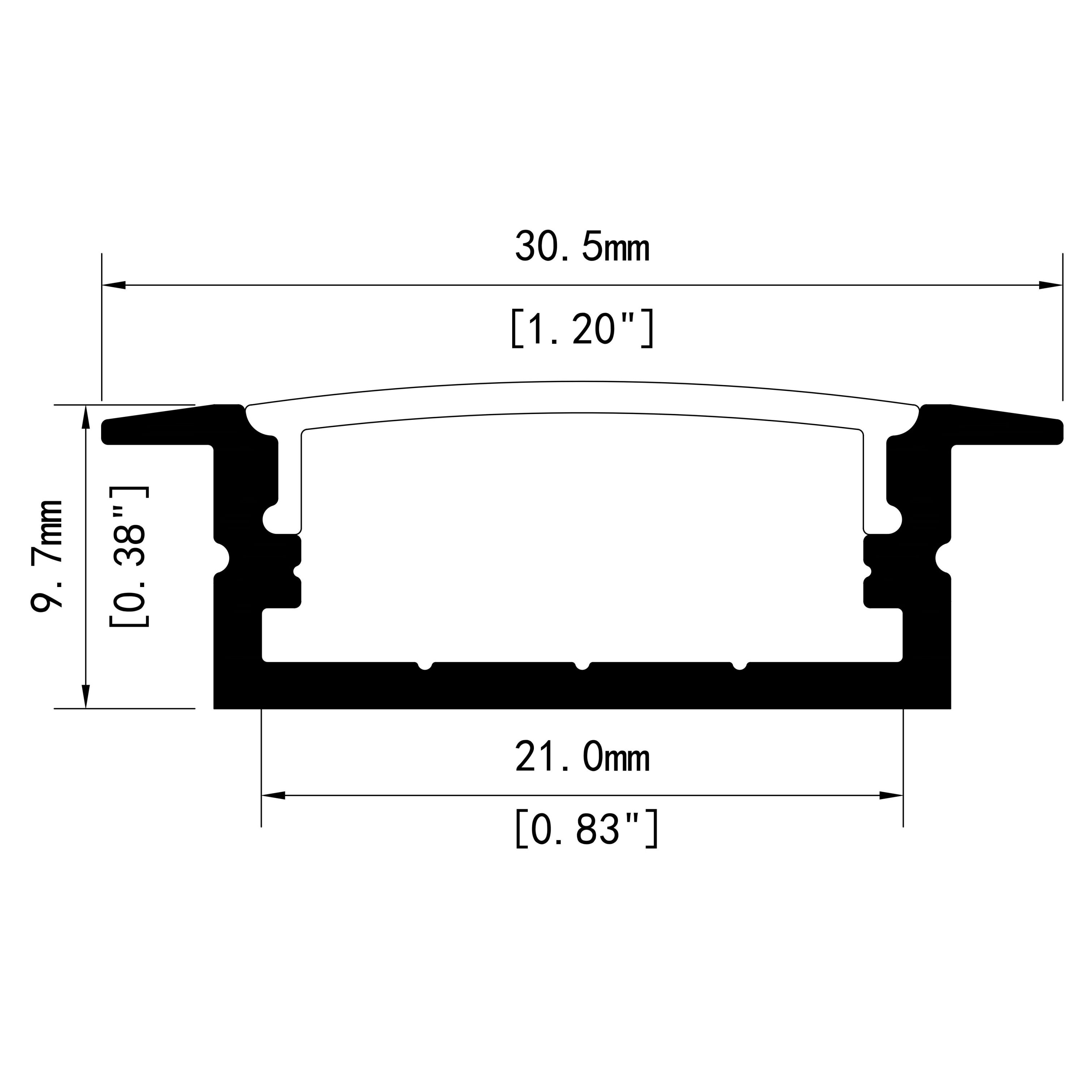 TW2310A LED Recessed Profile