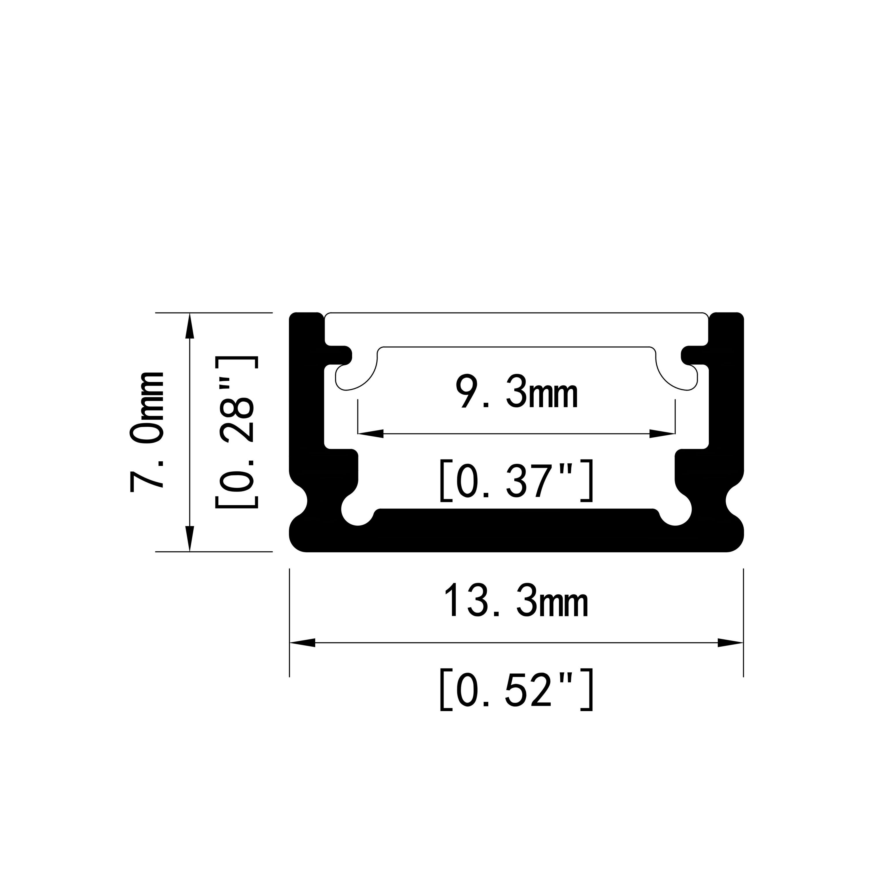 TW1308SM Surface mount profifile