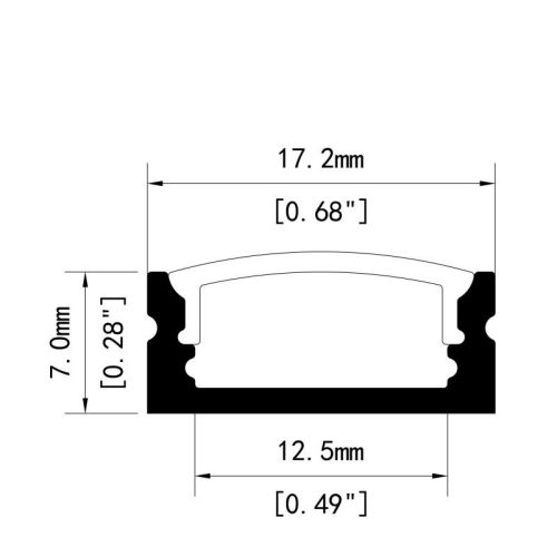 TW1707B Surface mount profifile