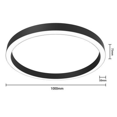 TW5075C-1000mm Round shape led profile