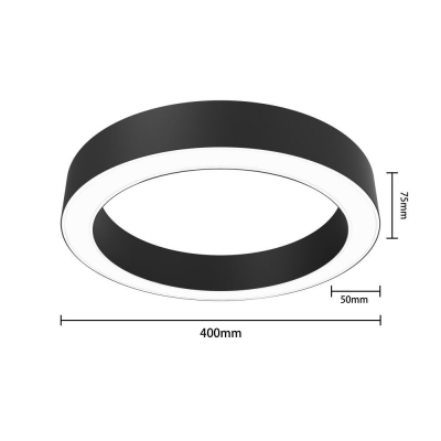 TW5075C-400mm Round shape led profile