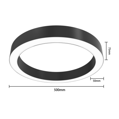 TW5075C-500mm Round shape led profile